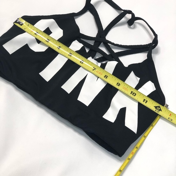 VS PINK black criss cross ultimate sports bra - Picture 3 of 6